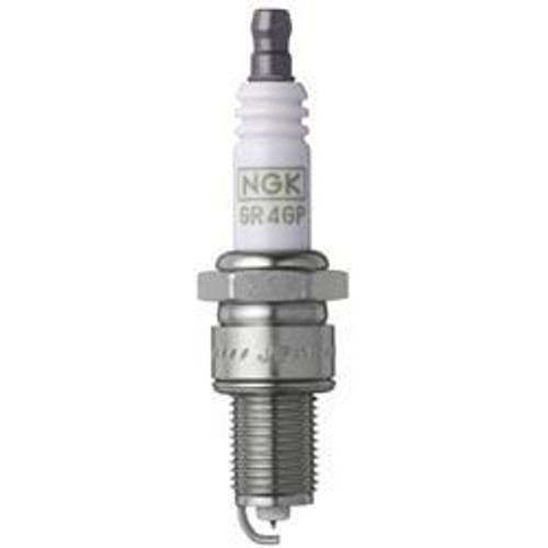 NGK GR4GP Spark Plug, NGK G-Power Platinum, 14 mm Thread, 0.749 in Reach, Gasket Seat, Stock Number 2763, Resistor, Each