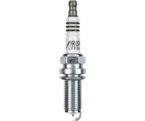 NGK LFR5AIX-11 Spark Plug, NGK Iridium IX, 14 mm Thread, 26.5 mm Reach, Gasket Seat, Stock Number 4469, Resistor, Each