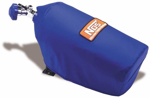 Nitrous Oxide Systems 14165NOS Nitrous Bottle Blanket, NOS Logo, Nylon, Blue, 10 lb Bottle, Each