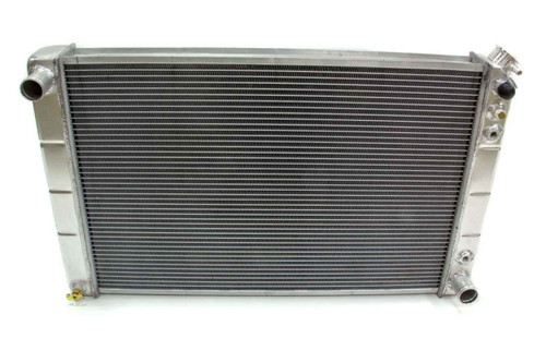 Northern Radiator 205216 Radiator, 30.750 in W x 18.375 in H x 3.125 in D, Driver Side Inlet, Passenger Side Outlet, Aluminum, Natural, LS Conversion, GM 1965-90, Each
