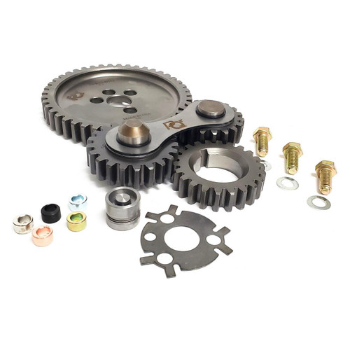 PRW 135022 Timing Gear Drive, Dual Gear, Dual Idler, Quiet, Steel, Small Block Chevy, Kit