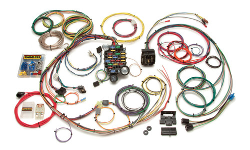 Painless Wiring 20101 Car Wiring Harness, Customizable, Complete, 24 Circuit, GM F-Body 1967-68, Kit