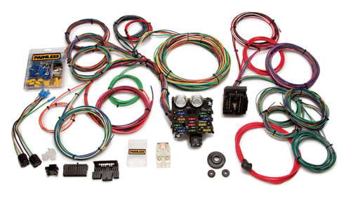 Painless Wiring 20103 Car Wiring Harness, Classic Customizable Muscle Car, Complete, 21 Circuit, Universal, Kit