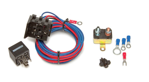 Painless Wiring 50106 Relay Switch, Single Pole, 30 amp, 12V, Wiring Pigtail Included, Electric Water Pump, Kit