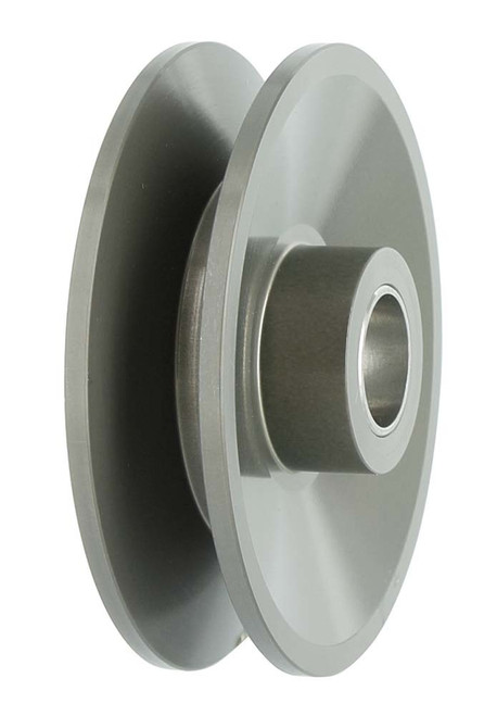 Powermaster 181 Alternator Pulley, V-Belt, 1 Groove, 2.800 in Diameter, Aluminum, Gray Anodized, Powermaster Alternators, Each