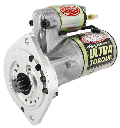 Powermaster 9403 Starter, Ultra Torque, 4.4:1 Gear Reduction, Natural, 157 Tooth Flywheel, 3/4 in Depth, Small Block Ford, Each