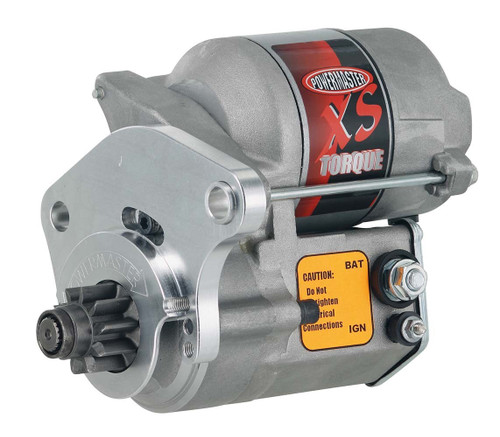 Powermaster 9513 Starter, XS Torque, 4.4:1 Gear Reduction, Natural, No Nose Cone, Mopar V8, Each