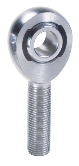 QA1 XMR7-8 Rod End, XM Series, Spherical, 7/16 in Bore, 1/2-20 in Right Hand Male Thread, PTFE Lined, Chromoly, Zinc Oxide, Each