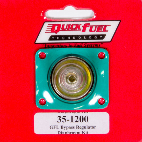 Quick Fuel Technology 35-1200QFT Diaphragm Kit, Quick Fuel Pressure Regulator Diaphragm Kit, Alcohol / E85 / Gas, Kit