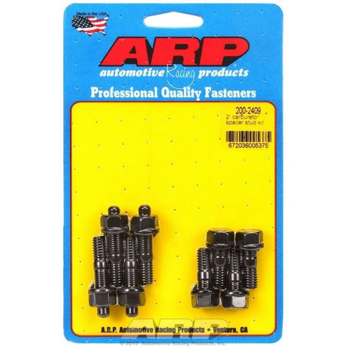 ARP 200-2409 Carburetor Studs, 5/16-18/24 in. Thread, 1.250/1.700 in. Long, Hex Nut, Set of 8