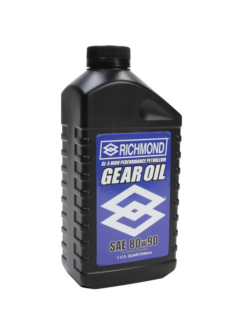 Richmond RICHGL5 Gear Oil, GL-5, 80W90, Conventional, 1 qt Bottle, Each