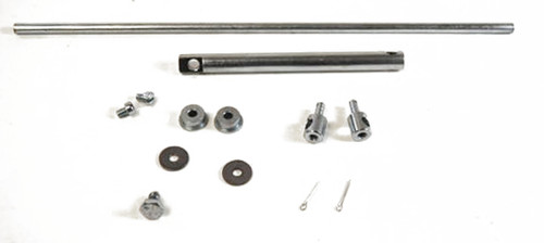 Racing Power Co-Packaged R1408 Throttle Linkage, In-Line, Dual Quad, Steel, Zinc Oxide, Universal, Kit