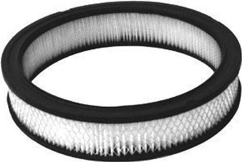 Racing Power Co-Packaged R2113 Air Filter Element, Round, 10 in Diameter, 2 in Tall, Paper, White, Universal, Each