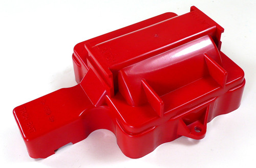 Racing Power Co-Packaged R3826 Distributor Coil Cover, Stock Style, Red, GM HEI V8, Each