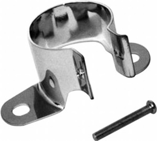 Racing Power Co-Packaged R9366 Ignition Coil Bracket, Canister Style, Intake Manifold / Vertical Mount, Steel, Chrome, Various GM, Each