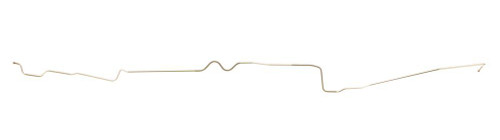 Right Stuff Detailing FGL6907 Fuel Line, 3/8 in, Steel, Natural, GM F-Body 1969, Each