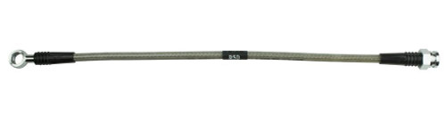 Right Stuff Detailing FH03S Brake Hose, Flex Hose, Front, Braided Stainless, Natural, GM F-Body 1969-72, Each