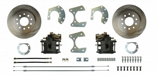 Right Stuff Detailing MDCRD01 Brake System, Disc Conversion, Rear, 1 Piston Caliper, 11.000 in Rotor, Offset Hat, Iron, Natural, Dana 60 / Mopar 8.75 in, Kit