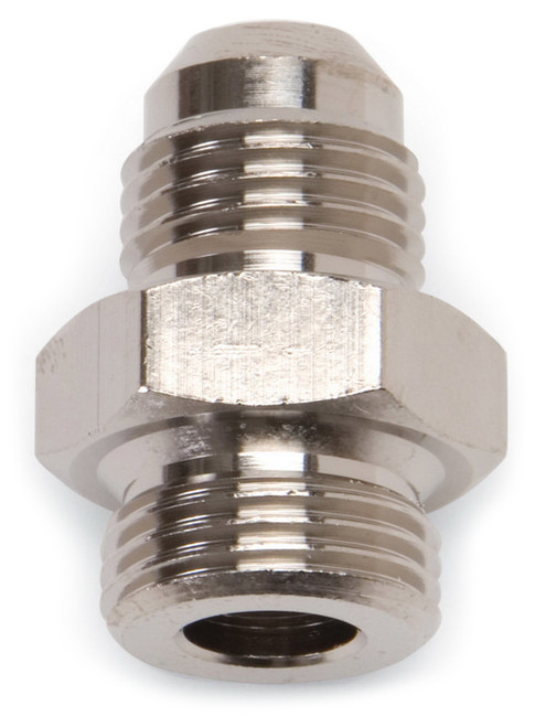 Russell 640241 Fitting, Adapter, Straight, 6 AN Male to 5/8-20 in Male, Aluminum, Nickel Anodized, Each