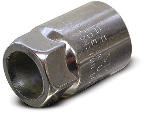 Slp Performance 30102 Spark Plug Socket, 13/16 in Wrench, 5/8 in Hex Spark Plug, Shorty, Header Clearance, Steel, Chrome, Each