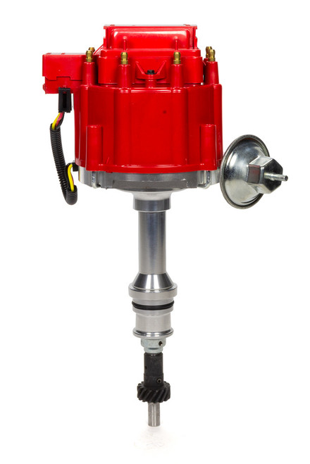 Specialty Products Company 3101R Distributor, Ready-To-Run, Magnetic Pickup, Vacuum Advance, HEI Style Terminal, Red, Small Block Ford, Each