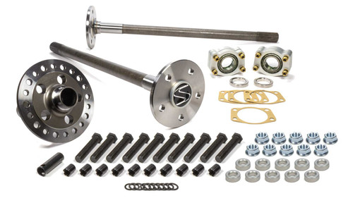 Strange P3509F8658S Spool and Axle Kit, Pro Steel, 35 Spline, C-Clip Eliminator / Gaskets / Hardware and 5/8-18 in Studs Included, Drum Brakes, Ford 8.8 in, Ford Mustang 1986-93, Kit