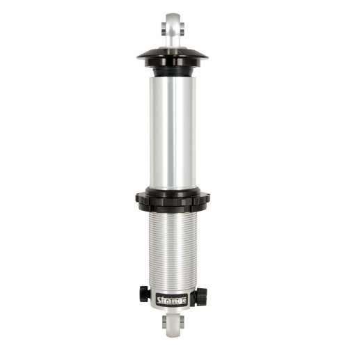 Strange S5004A Shock, Twintube, 10.00 in Compressed / 13.840 in Extended, 2.50 in OD, Double Adjustable, Threaded Aluminum, Clear Anodized, Each