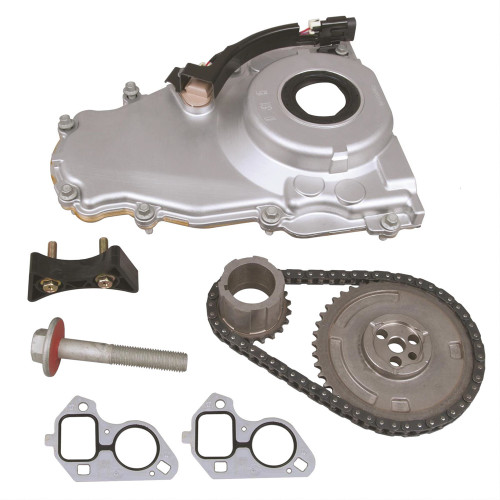 Trick Flow TFS-30678505 Timing Chain Set, Single Roller, Hardware Included, Timing Cover, Steel, GM LS-Series, Kit