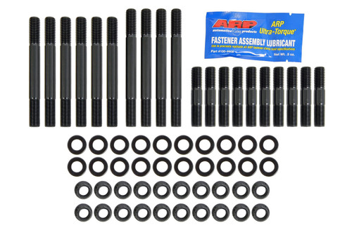 Trick Flow TFS-61404304 Cylinder Head Stud Kit, 12 Point Nuts, Chromoly, Black Oxide, Small Block Mopar, Kit