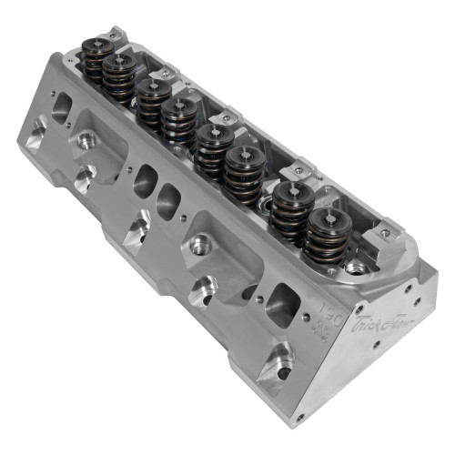 Trick Flow TFS-61417801-C00 Cylinder Head, Power Port, Assembled, 2.020 / 1.570 in Valves, 190 cc Intake, 60 cc Chamber, 1.460 in Springs, Aluminum, Small Block Mopar, Each
