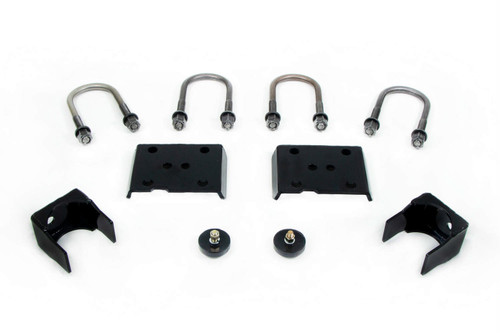 Umi Performance 6410 Rear Flip Kit, 6 in Lowering, Brackets / Hardware, Steel, Black Powder Coat, GM Fullsize Truck 1973-87, Kit