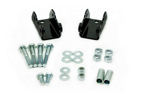 Umi Performance 6411 Shock Relocation Kit, Rear, Bolt-On, Adjustable, Steel, Black Powder Coat, GM Fullsize Truck 1973-87, Each