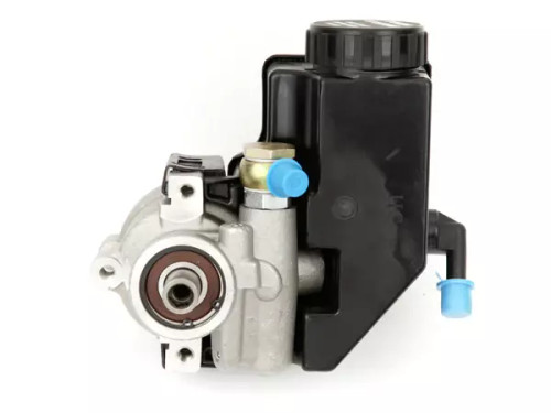Unisteer Perf Products 8060370 Power Steering Pump, GM Type 2, High Flow, Clip-On Reservoir, Aluminum, Natural, Each