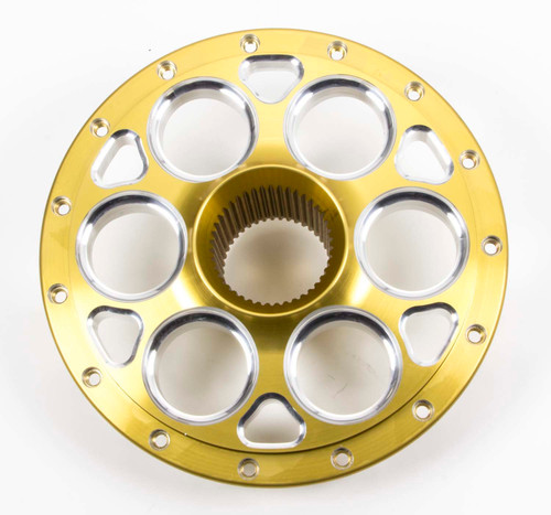 Weld Racing P613-7078 Wheel Center Section, 42 Spline, Spline Mount Center, Aluminum, Gold Anodized, 15 in Wheel, Each