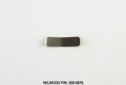 Wilwood 300-5876 Brake Caliper Pad Wear Plate, Stainless, Forged Narrow Dynalite / Dynapro Calipers, Each