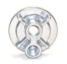 Wix Racing Filters 24734 Oil Filter Adapter, Bypass, Block Mount, 13/16-16 Center Thread, 1/2 in NPT Inlet, 1/2 in NPT Outlet, Aluminum, Natural, Each
