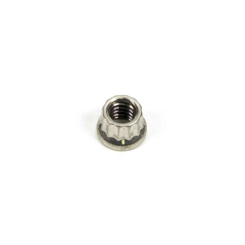 ARP 401-8300 Nut, 1/4-20 in. RH Thread, 12-Point, Stainless Steel, Polished, Each