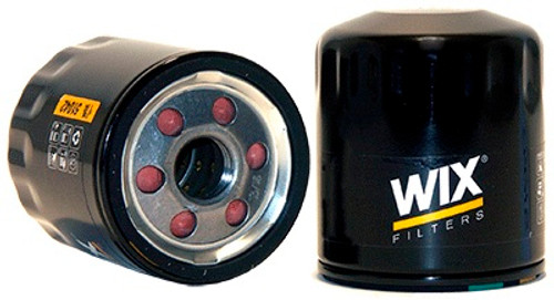 Wix Racing Filters 51042 Oil Filter, Canister, Screw-On, 3.404 in Tall, 13/16-16 in Thread, 21 Micron, Steel, Black Paint, Various GM 1975-2012, Each