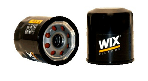 Wix Racing Filters 51394 Oil Filter, Canister, Screw-On, 2.980 in Tall, 3/4-16 in Thread, 21 Micron, Steel, Black Paint, Various Applications, Each