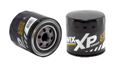 Wix Racing Filters 57899XP Oil Filter, Canister, Screw-On, 3.740 in Tall, 22 mm x 1.5 Thread, Steel, Black Paint, Various Mopar Applications, Each