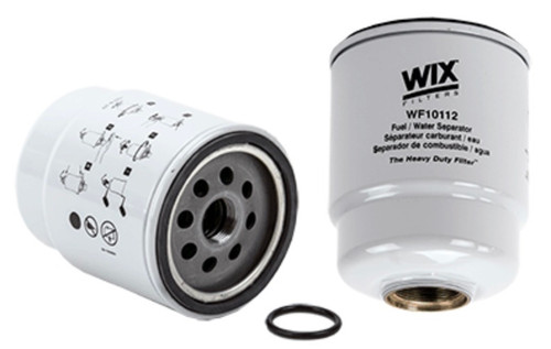 Wix Racing Filters WF10112 Fuel Filter, Water Separator, 6 Micron, Spin On, 3-14 in Thread, Dodge Cummins, Ram Fullsize Truck 2013-18, Each