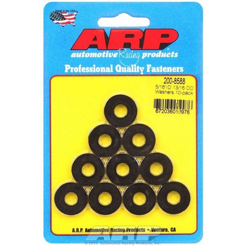 ARP 200-8588 Flat Washers, 0.313 in. ID, 0.812 in. OD, 0.120 in. Thick, Chromoly, Set of 10