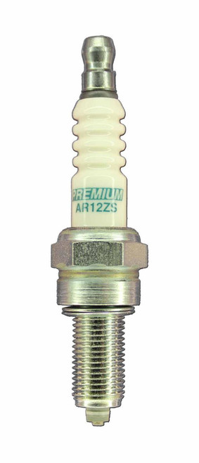 Brisk Racing Spark Plugs AR12ZS Spark Plug, Premium Racing, 10 mm Thread, 19 mm Reach, Heat Range 12, Gasket Seat, Resistor, Each