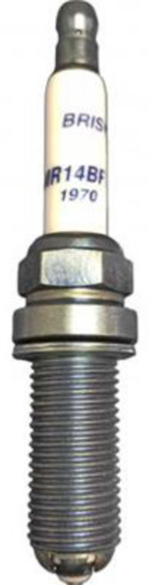 Brisk Racing Spark Plugs MR14BFXC Spark Plug, Premium EVO, 12 mm Thread, 26.1 mm Reach, Heat Range 14, Gasket Seat, Resistor, Each
