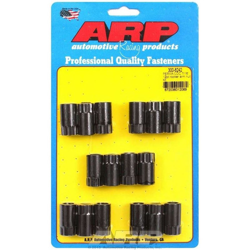 ARP 300-8242 Perma-Loc Rocker Arm Nuts, 7/16 in. Thread, 1.200 in. Long, Stud Girdle, Set of 16