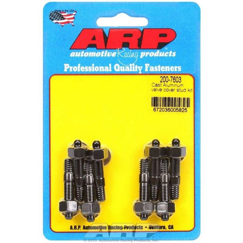 ARP 200-7603 Valve Cover Stud Kit, 1.500 in. Long, Hex Head, Chromoly, Set of 8