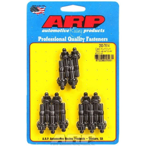 ARP 200-7614 Valve Cover Stud Kit, 1.500 in. Long, 12-Point, Chromoly, Set of 14