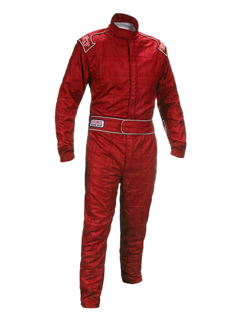 G-Force 35451XLGRD G-Limit Driving Suit, 1-Piece, SFI 3.2A/5, Multiple Layer, Aramid/Nomex, Red, X-Large, Each