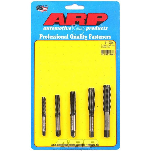 ARP 911-0006 Chasers, 1/4-20, 5/16-18, 3/8-16, 7/16-14, 1/2-13 in. Thread, Steel, Set of 5