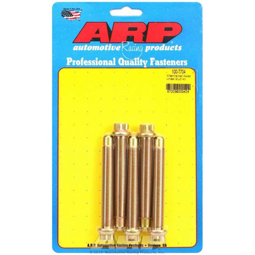 ARP 100-7704 Aftermarket Axles, Wheel Studs, 1/2-20 in. Thread, 3.470 in. Long, Set of 5